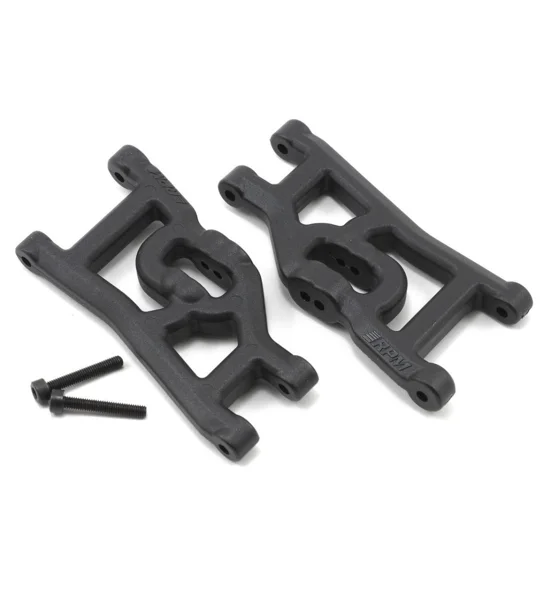 Front A-Arms (Black) (Nitro Rustler & Bandit) (2)