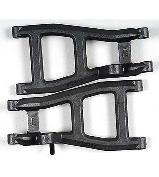 Rear A-Arms Black Nitro Rustler/Stampede