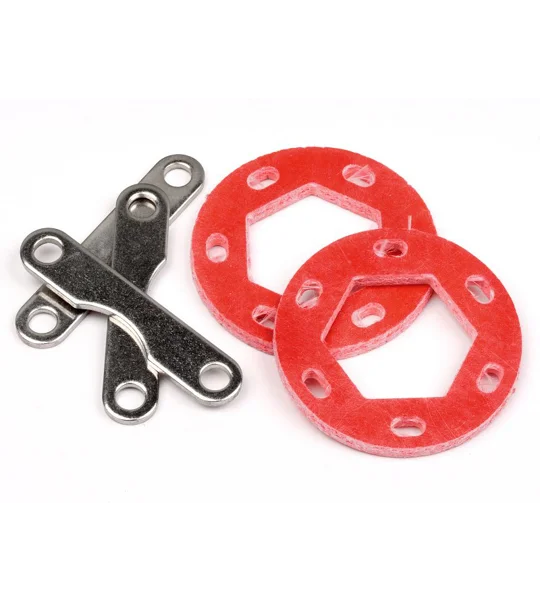 Dual Fiberglass Brake Disk Plate Set
