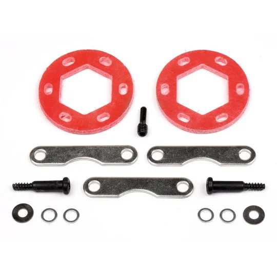 Dual Fiberglass Brake Disk Plate Set