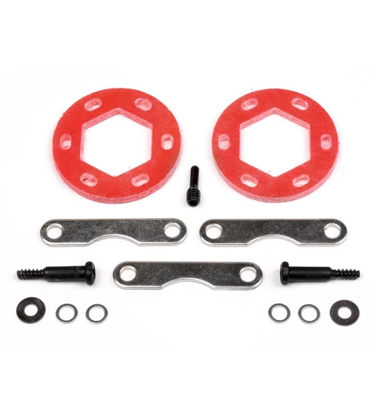 Dual Fiberglass Brake Disk Plate Set