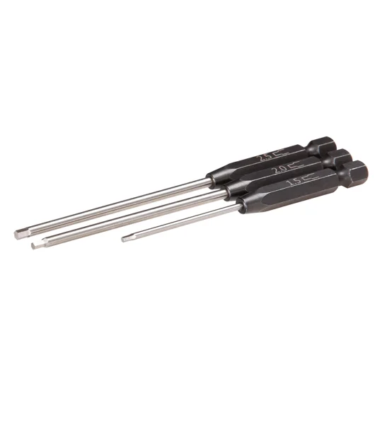 Speed Bit Set, hex driver, 3-piece straight (1.5mm, 2.0mm, 2.5mm)