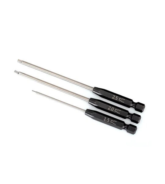 Speed Bit Set, hex driver, 3-piece straight (1.5mm, 2.0mm, 2.5mm)