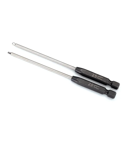 Speed Bit Set, hex driver, 2-piece ball-end (2.0mm, 2.5mm), 1/4" drive