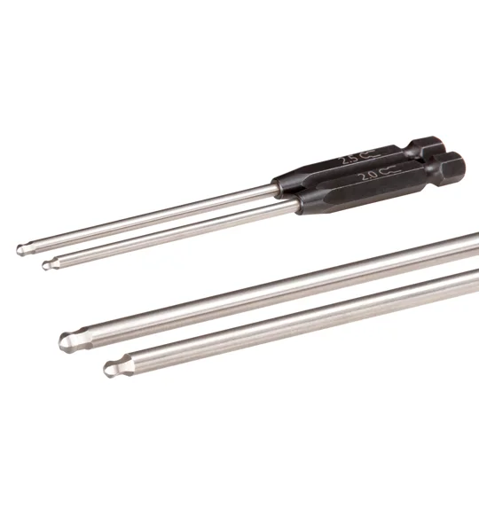 Speed Bit Set, hex driver, 2-piece ball-end (2.0mm, 2.5mm), 1/4" drive
