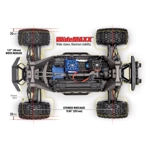 Traxxas WideMaxx Maxx V2 - BLUE