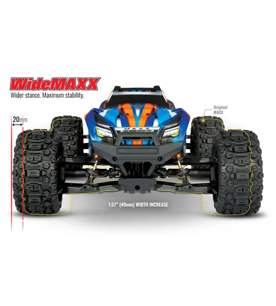 Traxxas WideMaxx Maxx V2 - BLUE