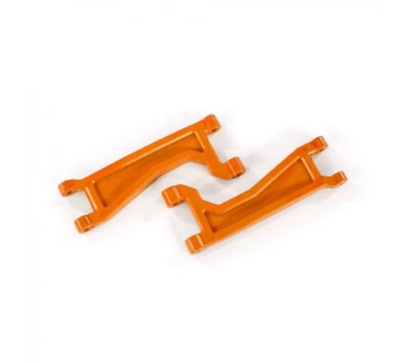 Suspension arms, upper, orange (L/R), (F/R) (2pcs) (use with 8995 WideMaxx kit)