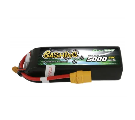 GensAce - 5000mAh 14.8V 60C Lipo B/P - XT90