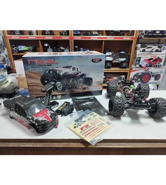 (USED) FS Racing - Rebel 1/10 Brushed Monster Truck - RTR