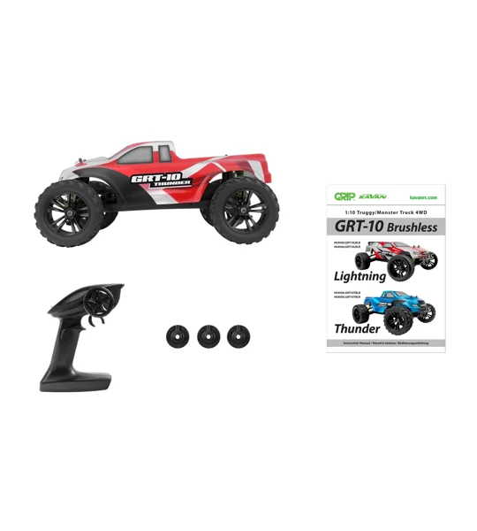 KAVAN GRT-10 Thunder 4WD Brushless MT 1:10 - Red