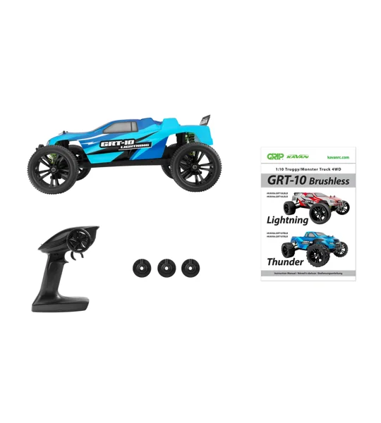 KAVAN GRT-10 Lightning 4WD Brushless Truggy 1:10 - Red