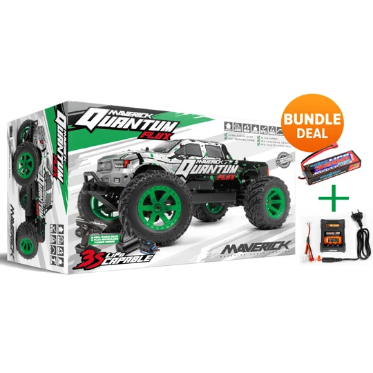 Quantum MT Flux 1/10 4WD - Silver - (Incl. batt/chrgr)