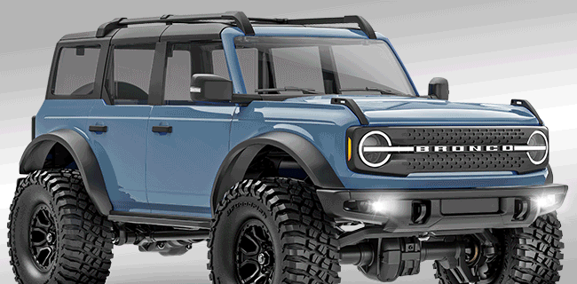 TRX-4M 1/18 Scale and Trail Crawler Ford Bronco 4WD - RED