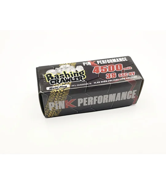 Pink Bashing Crawler LiPo 3S 11.4V-4500-55C (XT-90) 96x42x34mm Shorty
