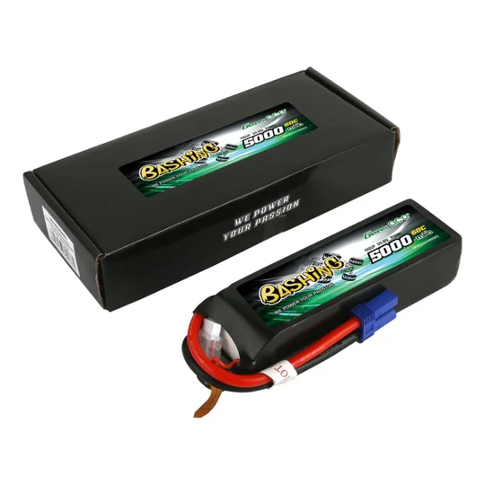 Gens ace Bashing LiPo 4S 14.8V-5000-60C (EC5) 136x42x34mm 440g Soft