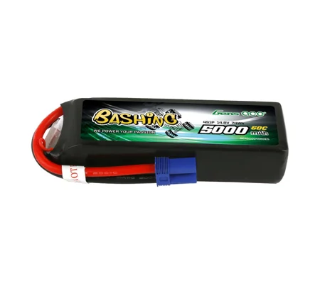 Gens ace Bashing LiPo 4S 14.8V-5000-60C (EC5) 136x42x34mm 440g Soft