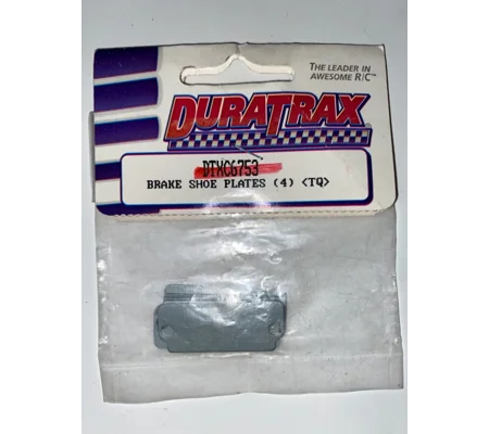 DuraTrax Brake Shoe Plates (4) (TQ)