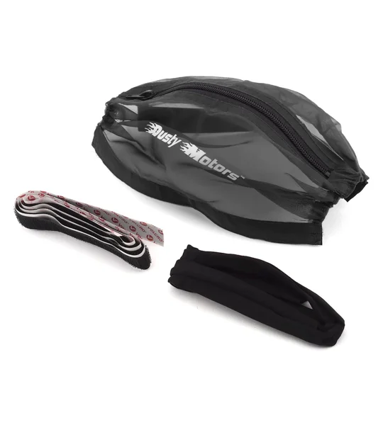 Dusty Motors Protection Cover for Traxxas Rustler & Bandit Black