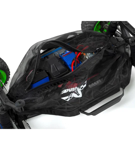 Dusty Motors Protection Cover for Traxxas Rustler & Bandit Black