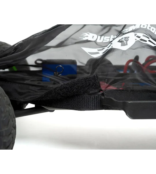 Dusty Motors Protection Cover for Traxxas Rustler & Bandit Black
