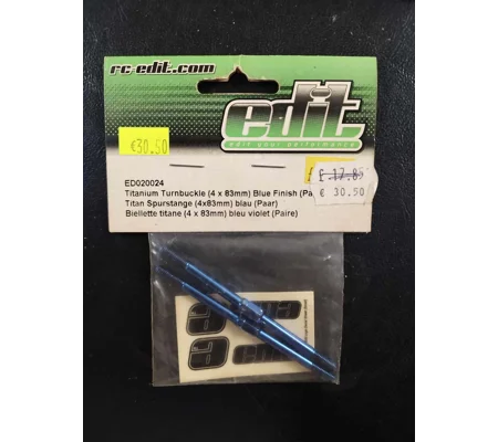 Titanium Turnbuckle (4x83mm) Blue Colour (Pair)