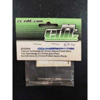 Titanium Turnbuckle (5x51mm) Natural Finish Colour (Pair)