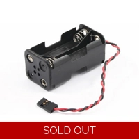 RX Battery Case (4) w/Futaba Plug