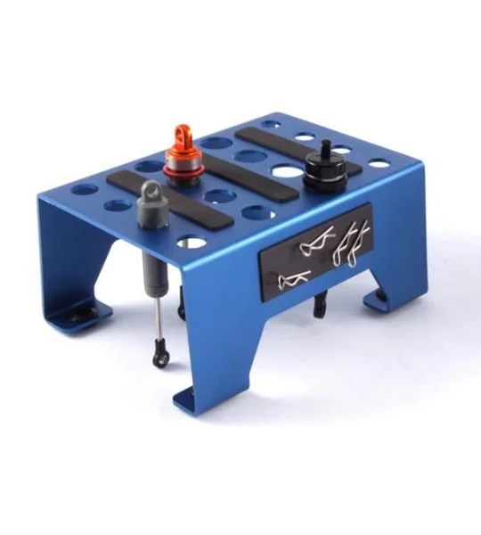 Fastrax Aluminium Car Stand (Blue)