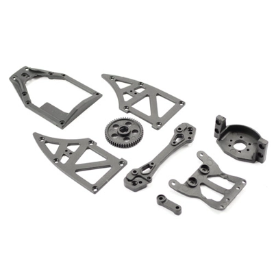 FTX Surge 51t, Top Plate, Moto R Holder, Rr Tower, Side Plate