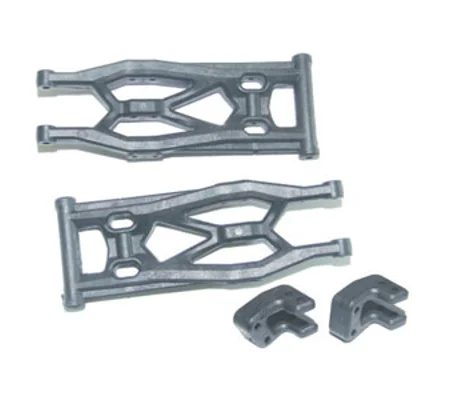 FTX VIPER SUSPENSION ARMS (LOWER REAR)+SHOCK RETAINERS
