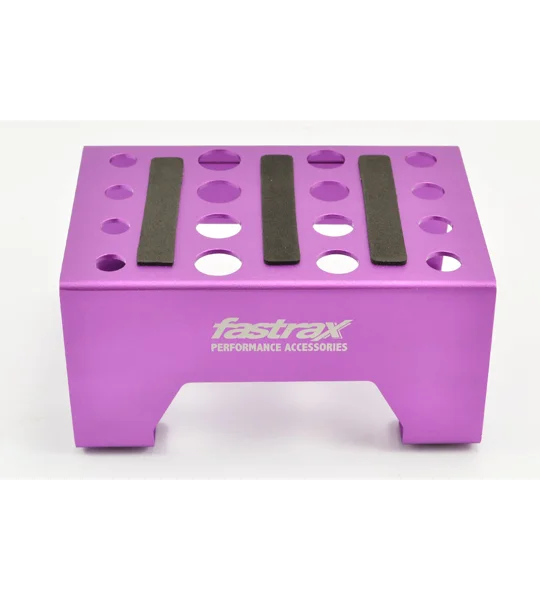 Fastrax Aluminium Car Stand (Purple)
