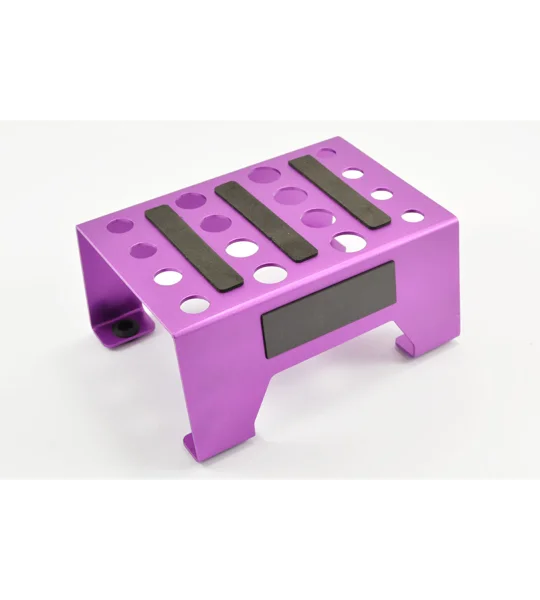 Fastrax Aluminium Car Stand (Purple)