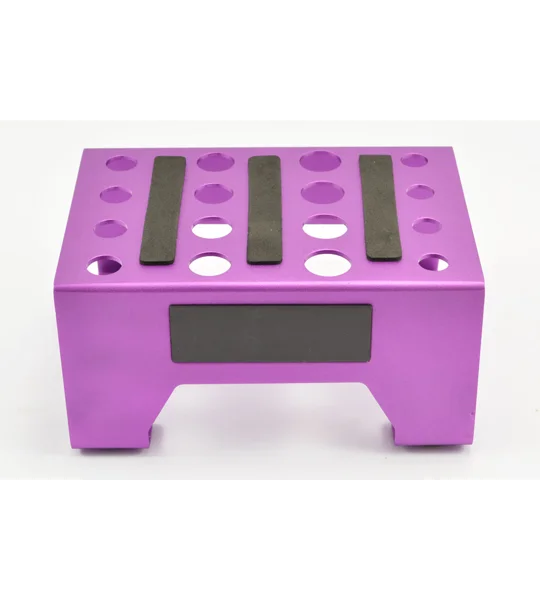 Fastrax Aluminium Car Stand (Purple)
