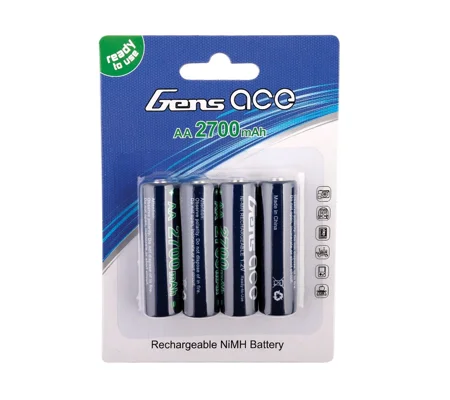 Gens ace Batteries R6-AA Cells Ni-Mh 2700Mah (4)