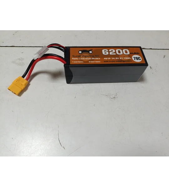 14.8V LiPo Battery 6200mAh 70C - XT90