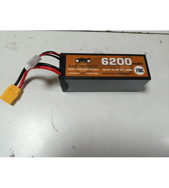 14.8V LiPo Battery 6200mAh 70C - XT90