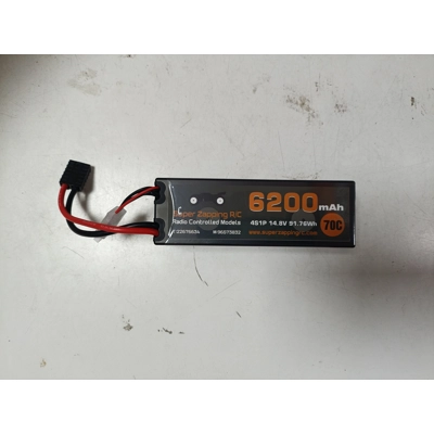 14.8V LiPo Battery 6200mAh 70C - TRX 14.8V LiPo Battery 6200mAh 70C - TRX