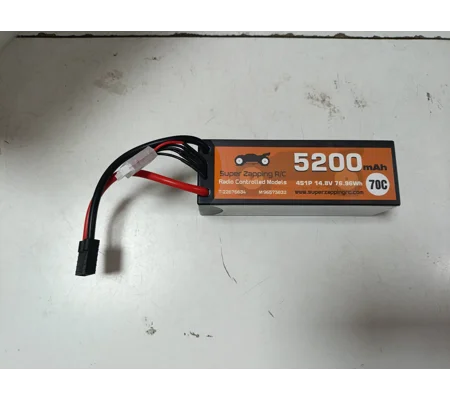 14.8V LiPo Battery 5200mAh 70C - TRX