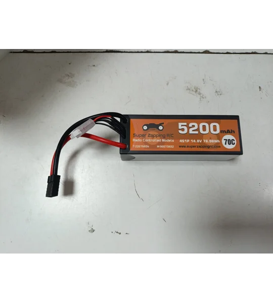 14.8V LiPo Battery 5200mAh 70C - TRX