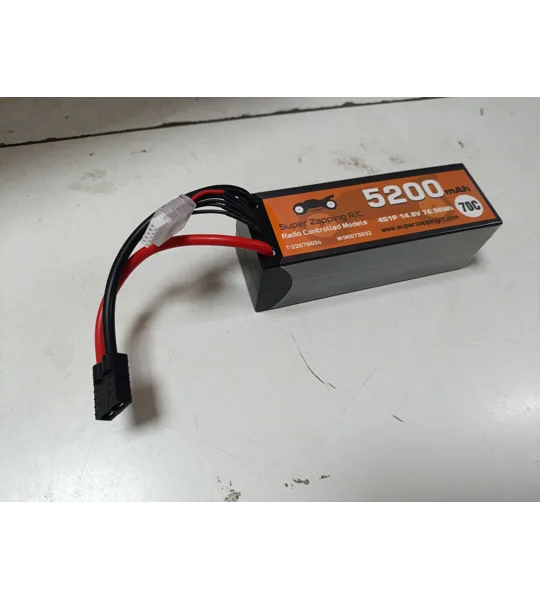 14.8V LiPo Battery 5200mAh 70C - TRX