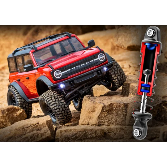 TRX-4M 1/18 Scale and Trail Crawler Ford Bronco 4WD - RED