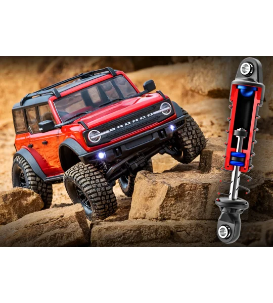 TRX-4M 1/18 Scale and Trail Crawler Ford Bronco 4WD - RED