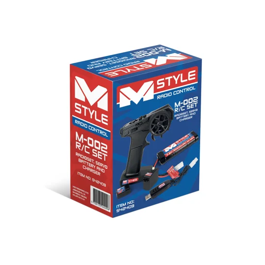 M-Style R/C Set - Radioset, Servo, Battery and Charger