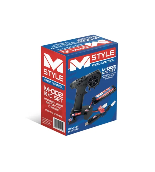 M-Style R/C Set - Radioset, Servo, Battery and Charger