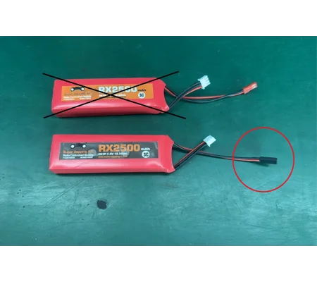 Rx LiPo 2S 7.4V-2500 (FUT) - Stick