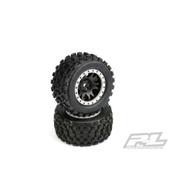 ProLine Badlands MX43 Tyres/Impulse Pro-Loc Beadloc Wheels (2)