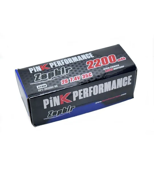 Pink Performance Zephir LiPo 2S 7.4V 2200mAh 35C (XT60)