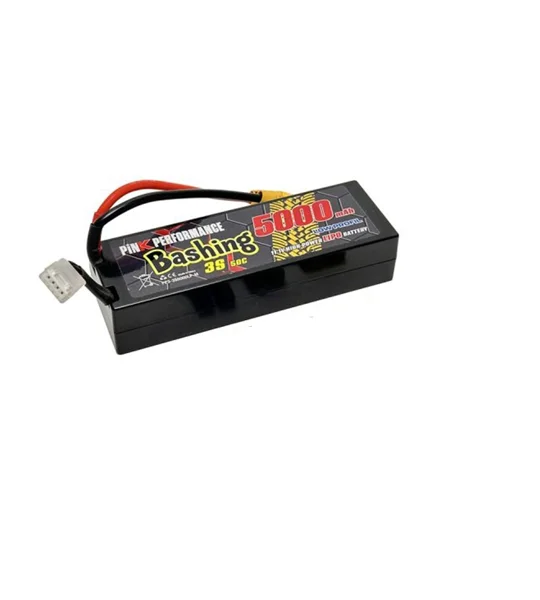 Pink Bashing LiPo 3S 11.1V 5000mAh 50C (XT90) LP - Hard Case