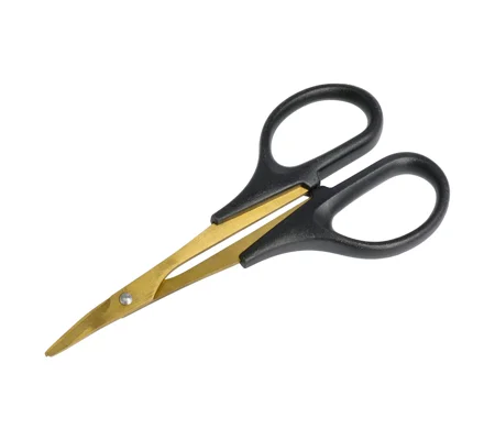 Curved Scissors HSS Titan plated